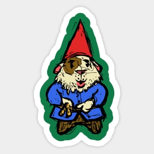 Gnome Guinea Pig Sticker